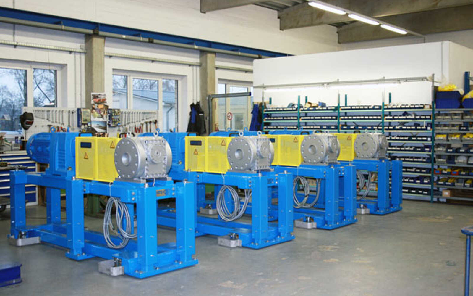 Schmelzepumpe Extrusionspumpe rundes Design